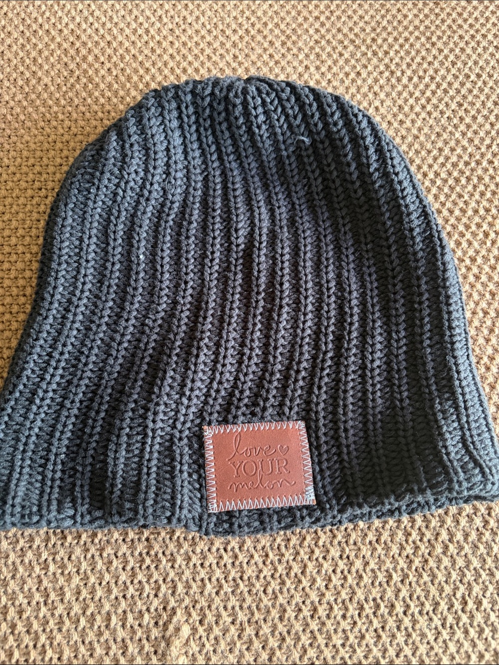 Love Your Melon unisex Charcoal Knit Beanie